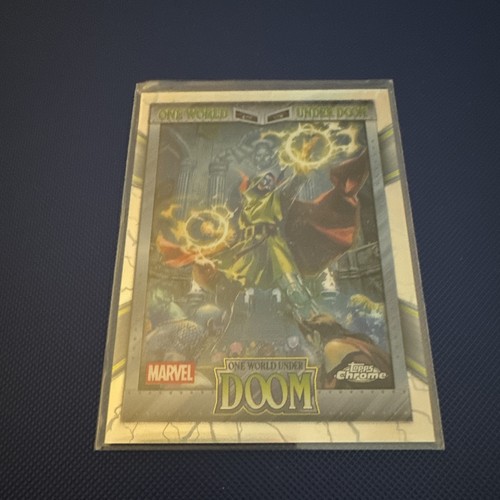 Topps chrome marvel - chrome, one
